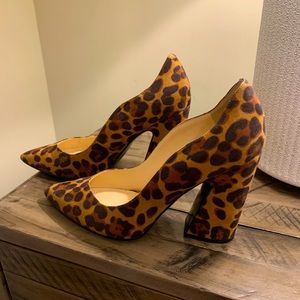Leopard Heel Pumps